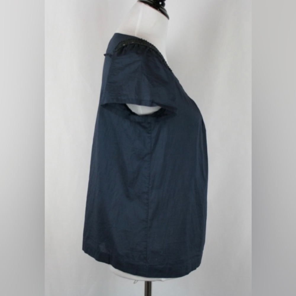 J. Crew Marrakesh Top | Small | Navy - Picture 4 of 7